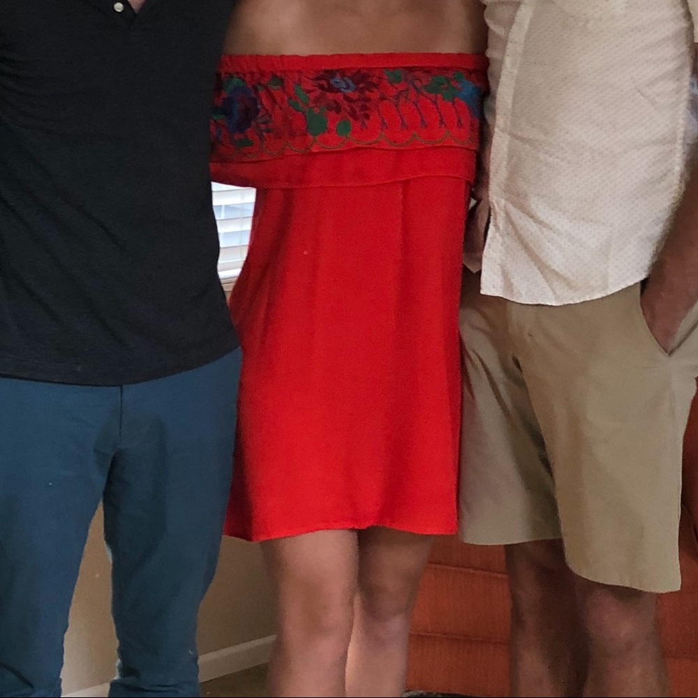 Off the shoulder summer dress